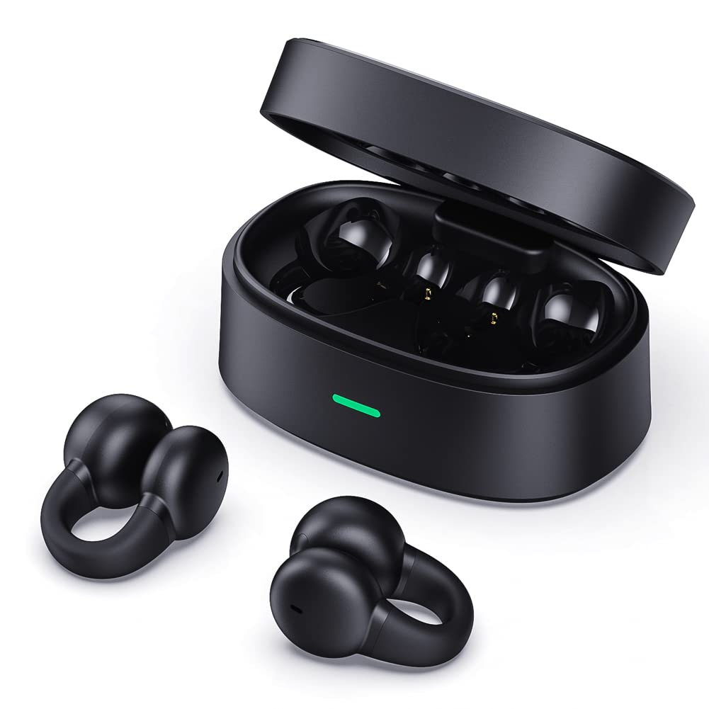 Ear 2025 clip bluetooth, Single Ear Clip On Earphones Wireless Bluetooth 5.3 Headphones 2025