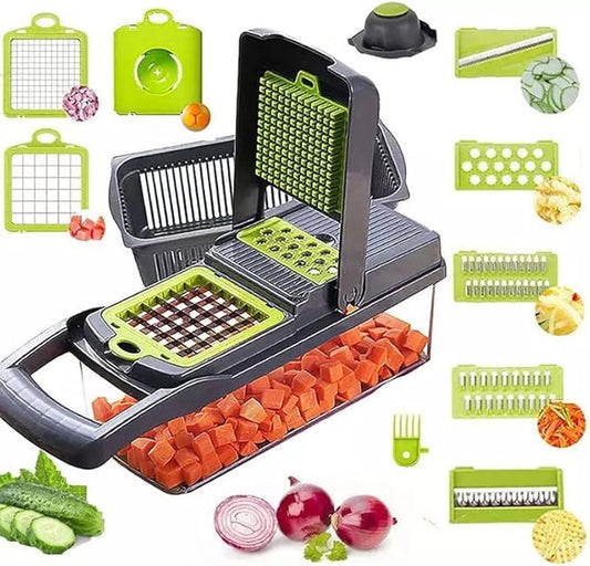 Chopper Pro 12 in 1 Food Dicer Onion Veggie Chopper Mandoline Slicer Multifunctional Vegetable Cutter