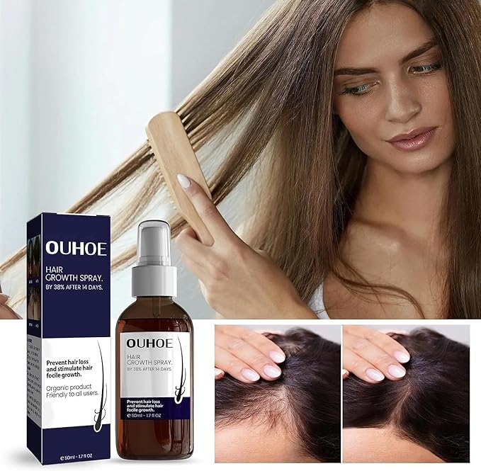 Oil for Men & Women By 38%, Stronger and Hair Thickening Spray, Natural Ingredients