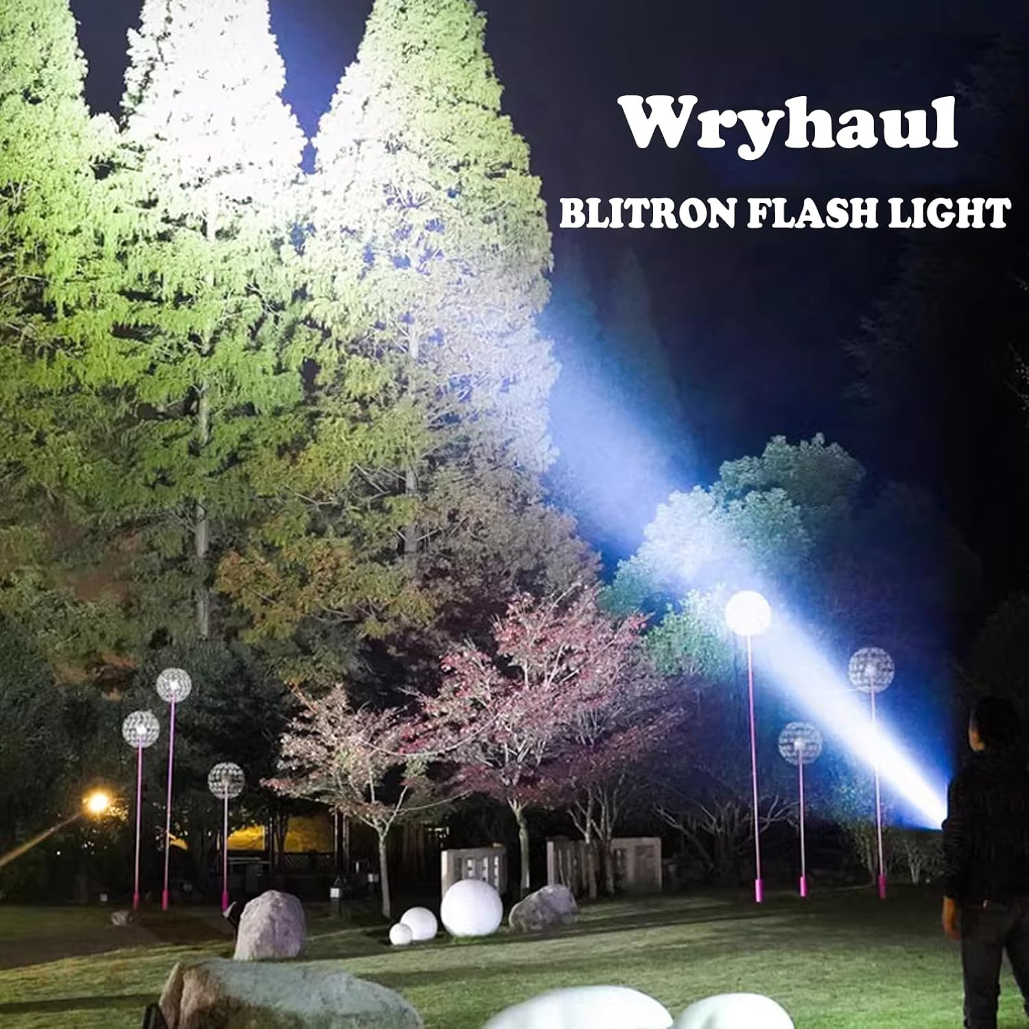 Florest4sale Flashlight, Germany New Technology Multifunctional Rechargeable Flashlight