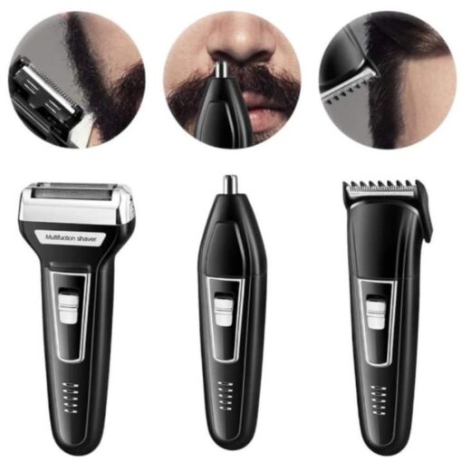 3 in 1 Rechargeable Beard Trimmer, Hair Clipper & Electric Shavers
