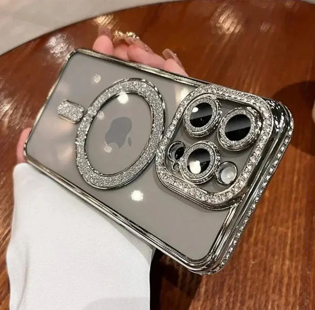 Diamond Bling Stone magsafe Case for iPhone including 16 series