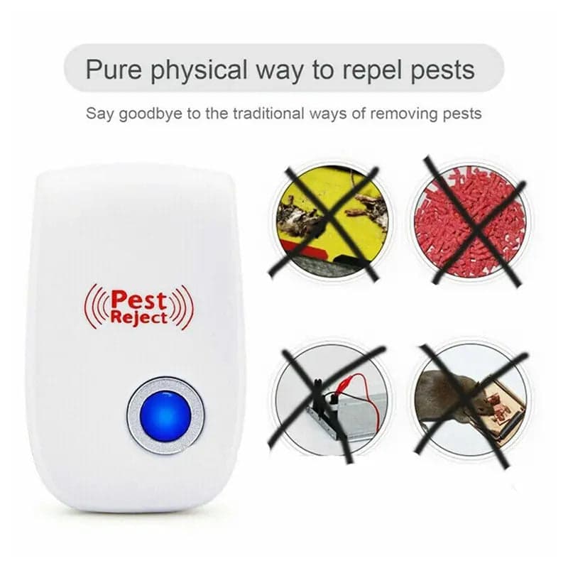 Ultrasonic pest repeller electronic plug in Rodent Mouse roach bug insect repellent