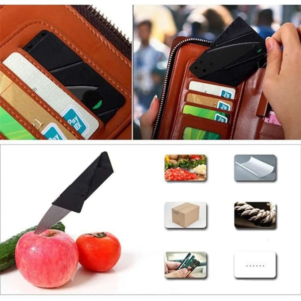Credit Card Knife, Folding sharp Blade, Pocket  Mini size Wallet