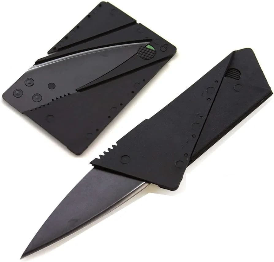 Credit Card Knife, Folding sharp Blade, Pocket  Mini size Wallet