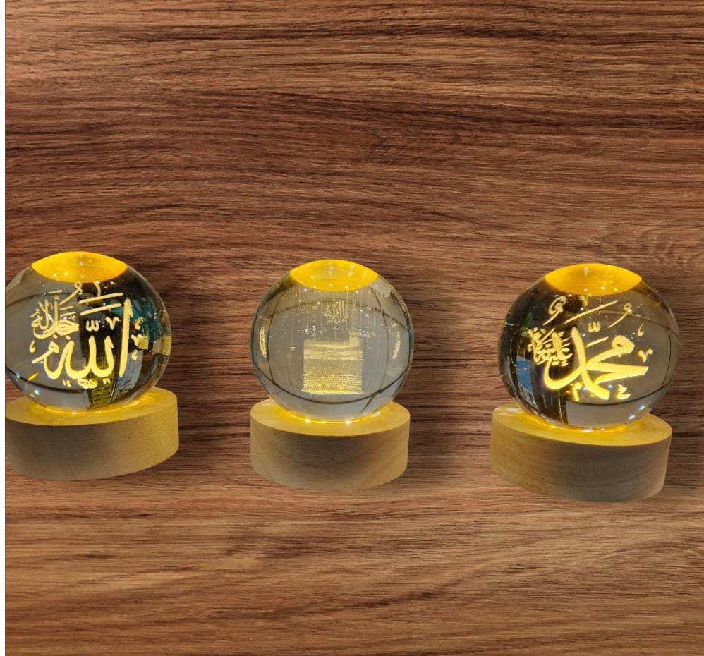 Pack Of 2 Beautiful table lamp gift for HUJJAAJ IKRAM