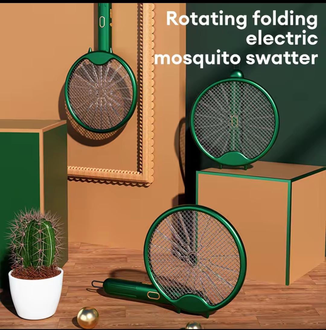 Foldable portable Rechargeable mosquito Racket