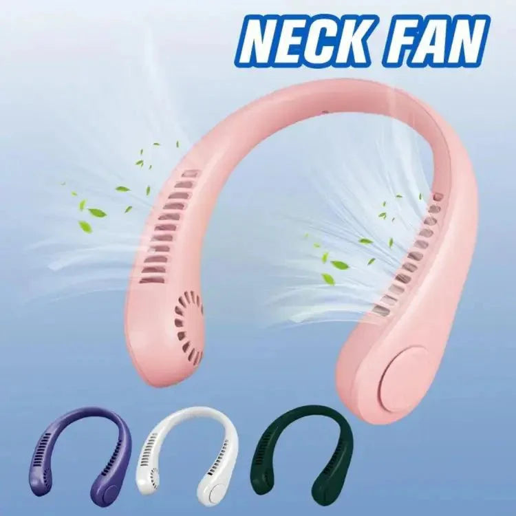 Neck Fan Portable Bladeless neck fans rechargeable USB Cooling Fan